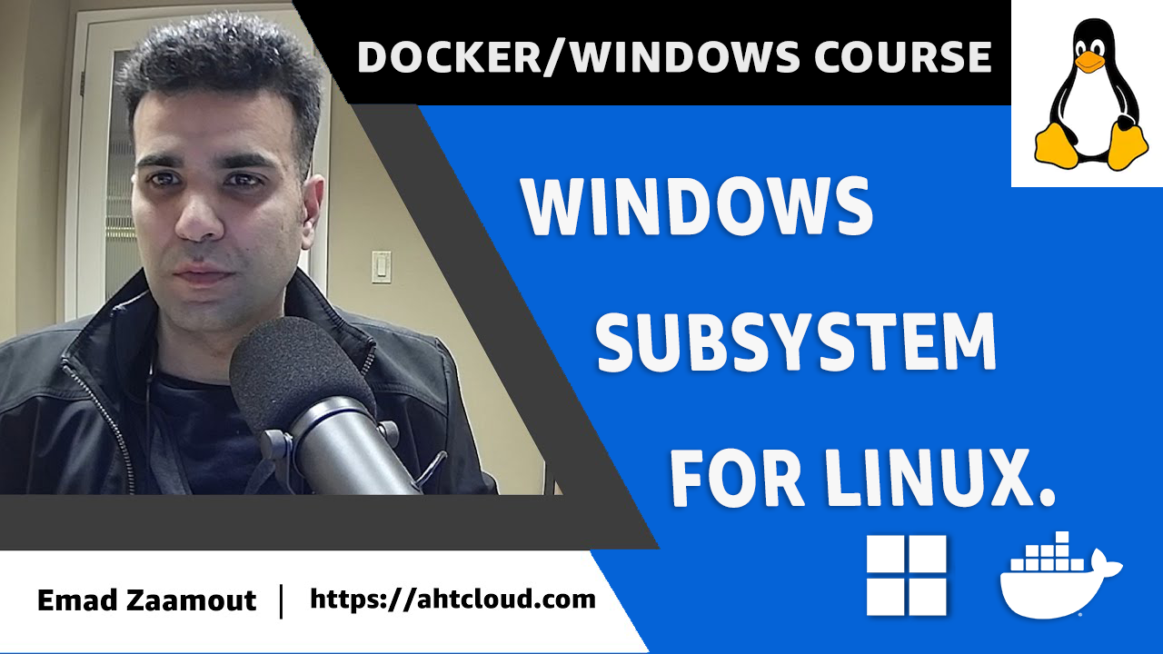 Windows WSL 2 Docker Tutorial Course Image